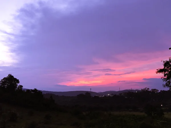 Beautiful Sunset Mountain — Stock Photo, Image
