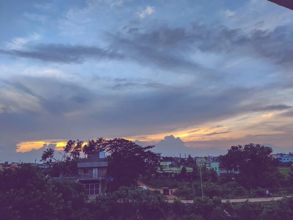 Güzel gün batımı manzarası