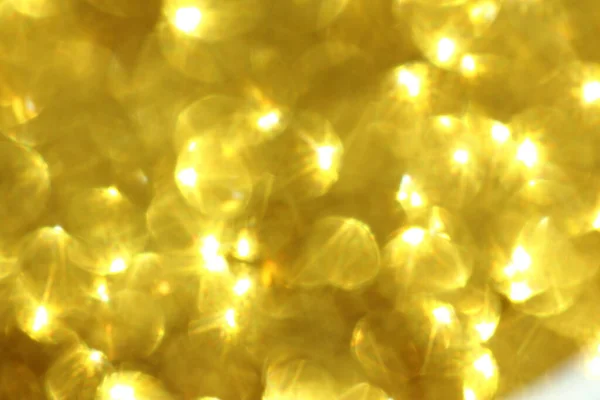 Bokeh Dourado Que Brilha Lindamente — Fotografia de Stock