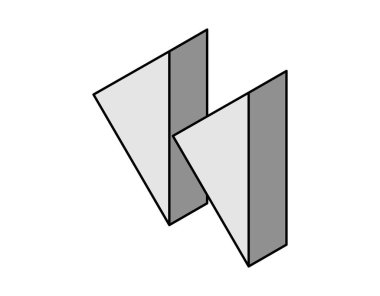 İzometrik tasarım simgesini geri sar. Vektör web illüstrasyonu. 3d renkli konsept