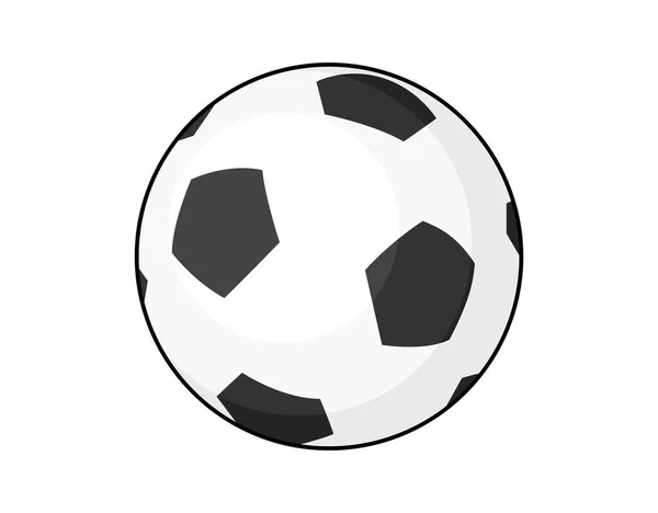 Soccer Ball Isometric Design Icon Vector Web Illustration Colorful Concept — Stock Vector