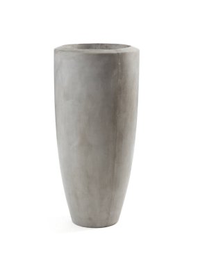 boş saksıyı üzerinde beyaz izole