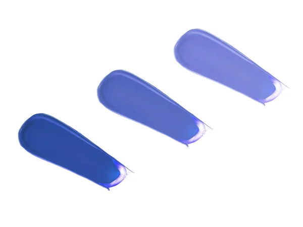 Makyaj vakfı örnekleri beyaz arkaplanda izole