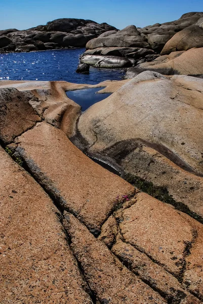 Beautiful View Rocky Coastline Place Called End World Verdens Ende — Stock Photo, Image