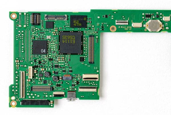 Elektronik devre ve bileşen arkaplanı yakın plan