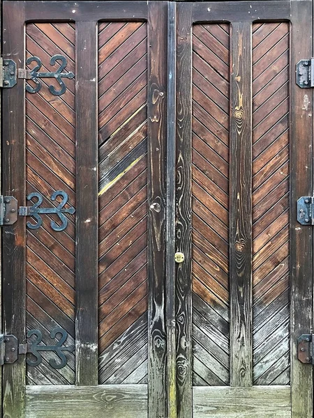 Old Wooden Door Pattern — Stock Photo, Image