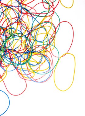 çok renkli kalemlerle soyut arkaplan