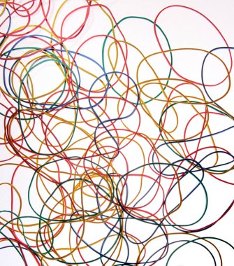 Çizgi ve çizgilerin soyut arkaplanı