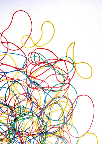 Renkli kalemlerle soyut arkaplan