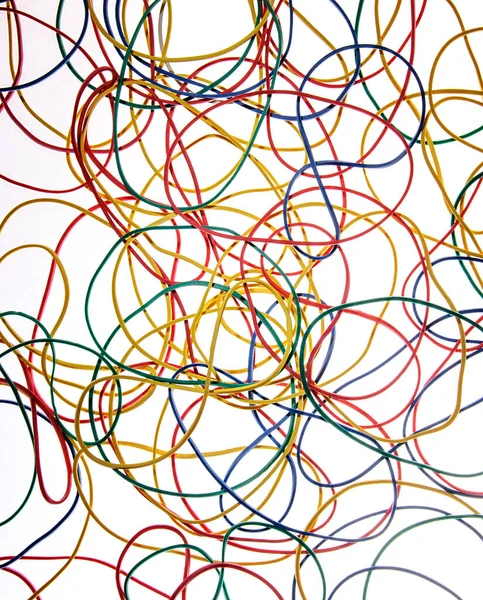 Renkli satırların soyut arkaplanı