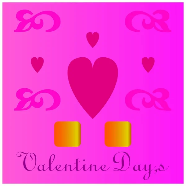 Αγάπη Χρώμα Φόντου Valentine Σχεδιασμό — Διανυσματικό Αρχείο