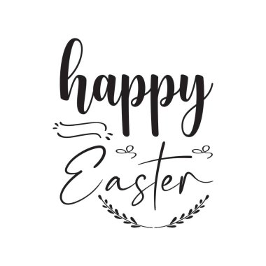 Mutlu Paskalya Kara Harfleri