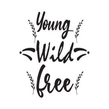 Genç, vahşi alıntı mektupları.