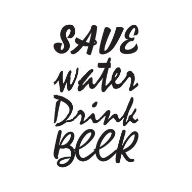 Su tasarrufu Bira tırnak içinde mektup