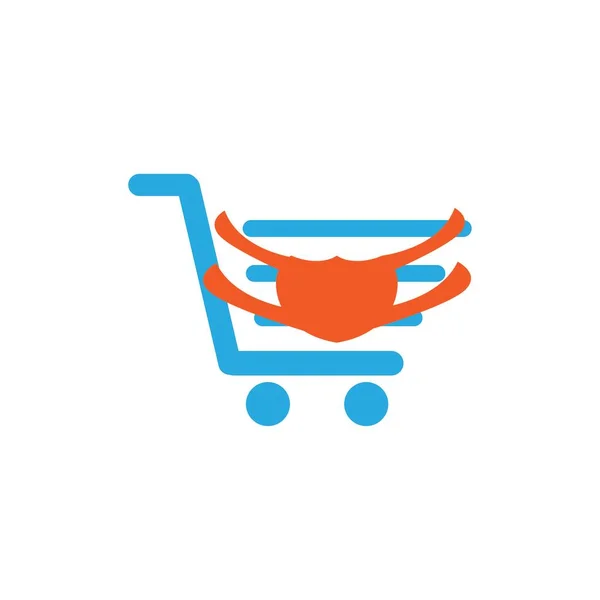 Compras Con Protocolo Salud Icono Vector Ilustración Diseño — Vector de stock