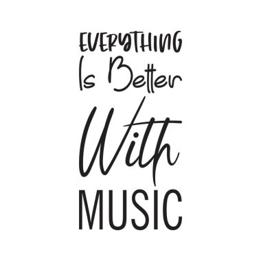 Her şey müzik mektubuyla daha iyi oluyor.