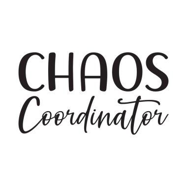 Kaos koordinatörü siyah harf alıntısı