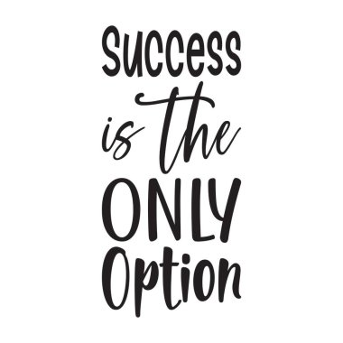 Başarı tek seçenek harf alıntısı.