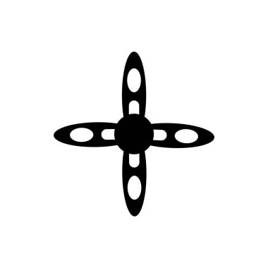 Pervane simgesi renk vektör çizimi