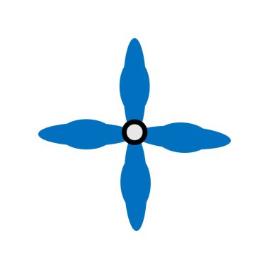 Pervane simgesi renk vektör çizimi