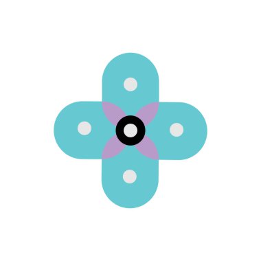 Pervane simgesi renk vektör çizimi