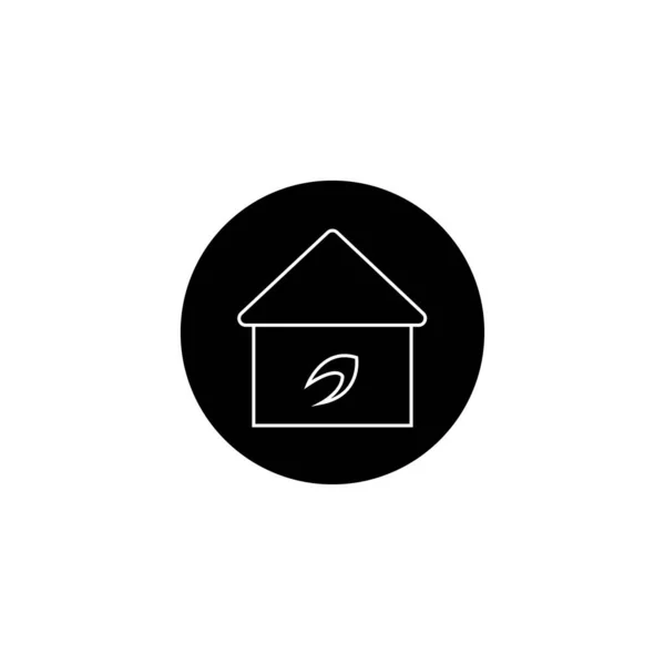 Zuhause Icon Hintergrund Vektor Bild Design Illustration — Stockvektor
