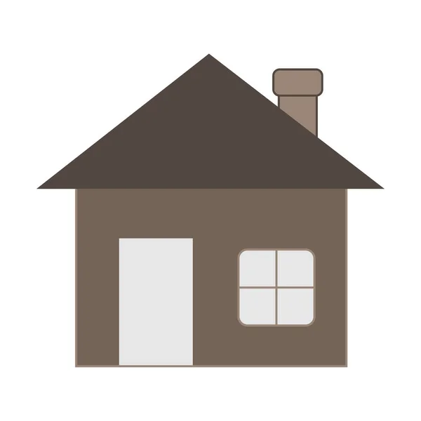 家のアイコンのカラフルなデザインベクトルのイラストの描画 — ストックベクタ