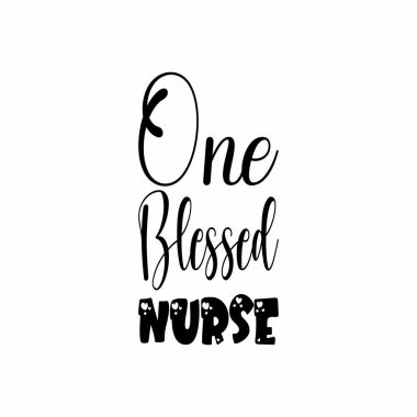 Bir kutsal hemşire siyah mektup alıntısı