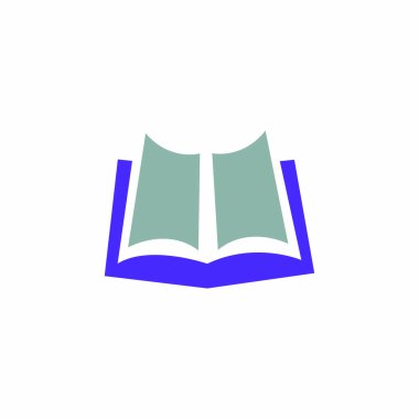 kitap simgesi vektör illüstrasyon tasarımı