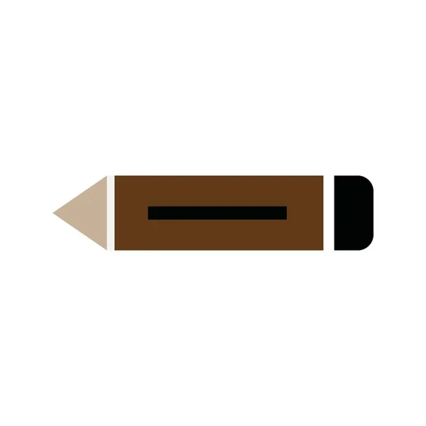 Ołówek Ikona Wektor Ilustracja Projekt — Wektor stockowy