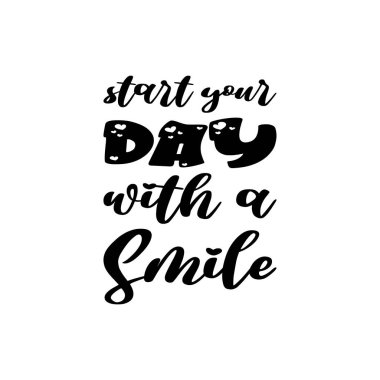 Güne siyah bir gülümsemeyle başla.