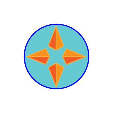 yıldız simgesi vektör resimleme arkaplan tasarımı