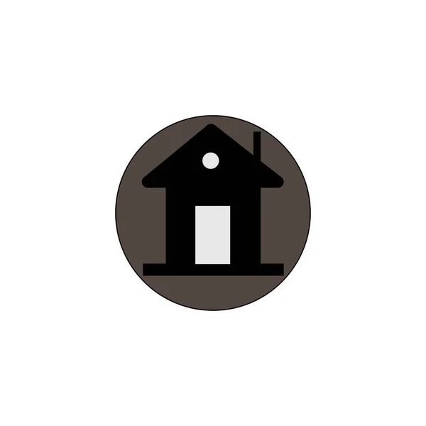 シンプルな家のアイコンベクトルイラストデザイン — ストックベクタ
