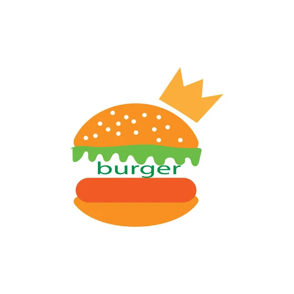 Specjalny Burger Ikona Wektor Ilustracji Projekt — Wektor stockowy