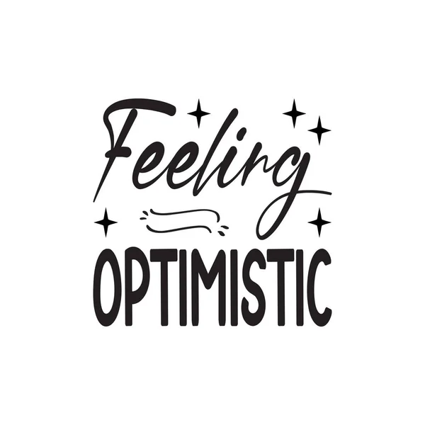 Чувство Оптимизма — стоковый вектор