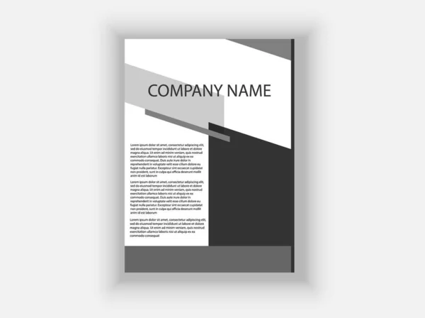 Printable Flyer Template Business Flyer —  Vetores de Stock