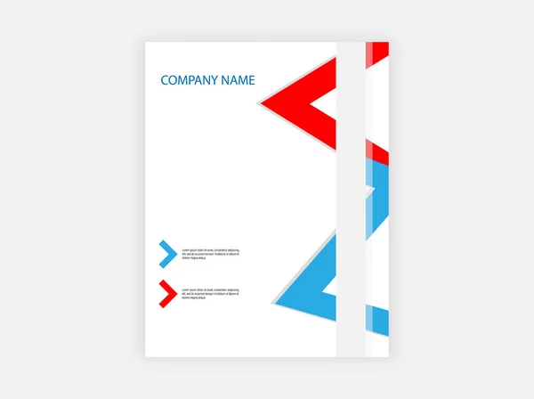 Printable Flyer Template Business Flyer — Stockvektor