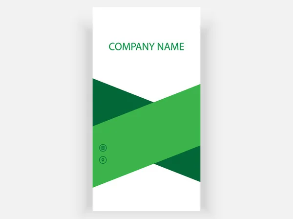 Plantilla Folleto Imprimible Folleto Negocios — Vector de stock