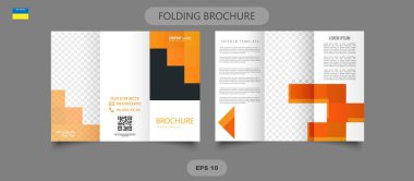 Corporate Tri fold brochure design, brochure flyer design, Vector , fully editable, business brochure template. 300 dpi.