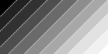 Dikiş desenli siyah, gri ve beyaz. Siyah soyut gradyan modern arka plan. Vektör tasarımı.