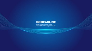 Mavi eğri çizgiler soyut doku vektör arkaplanı