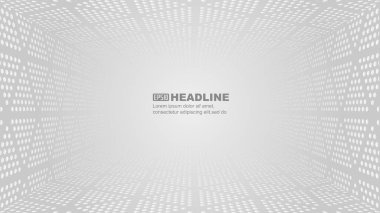 Yarım tonluk piksel nokta eklentisi tünel algılama teknolojisi arkaplanı