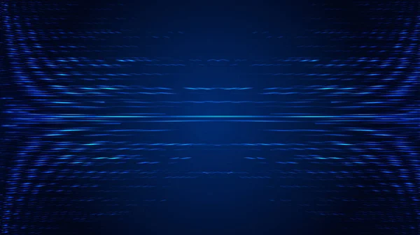 Internet Technology Background Glowing Lines Moving Each Other — Διανυσματικό Αρχείο