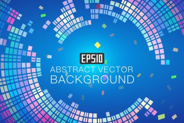 colorful abstract futuristic background with place for text