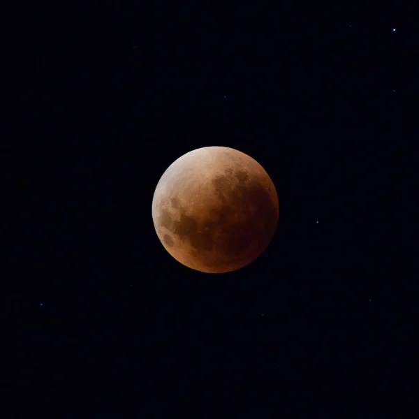 Eclipse Total Luna Roja — Foto de Stock
