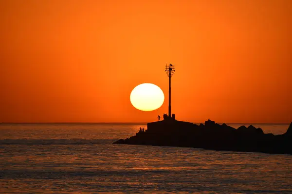 Sonnenuntergang Meer — Stockfoto