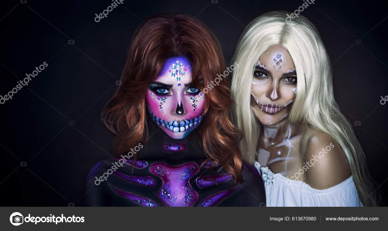 Halloween with Makeup - Professional Face Paint Looks