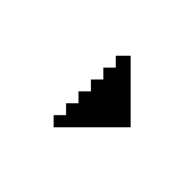 Lépcsők fel szimbólum ikon vektor tervezés illusztráció EPS 10 — Stock Vector