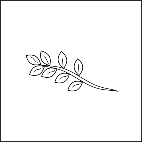Větev Bílý Strom Vektor Ilustrace Léto Kliparty Podzim Kliparty Příroda — Stockový vektor