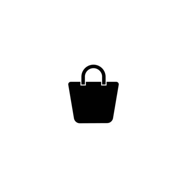 Taschen Ikone Piktogramm Eines Einkaufspakets Verkaufssymbol Geschenkverpackung Unterschreiben Aufkleber Kaufen — Stockvektor